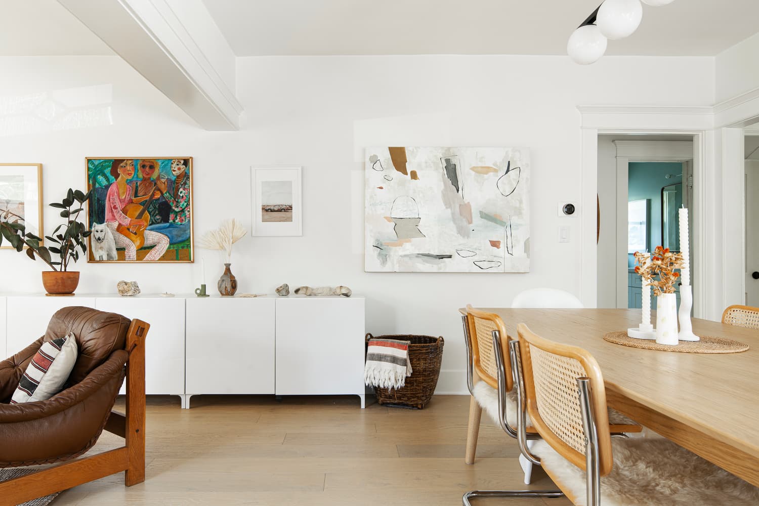 Living spaces credenza sales